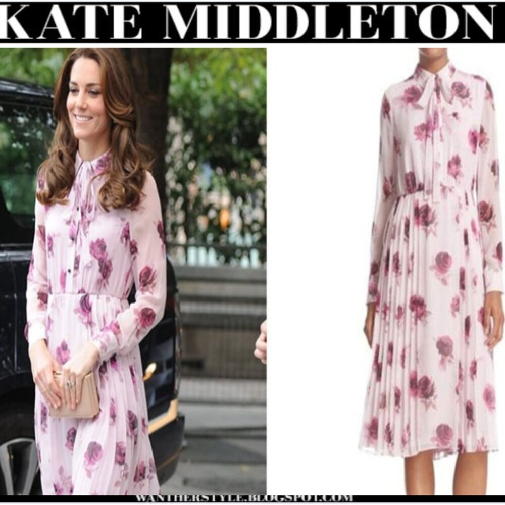 Kate Spade New York 'Encore Rose' Chiffon Dress. SIZE 2